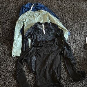 Lululemon Athletica Black and Gray Top